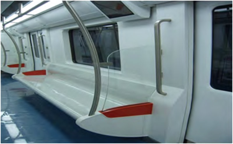 AOC力聯(lián)思阻燃樹脂在交通領域的應用案例:城軌座椅