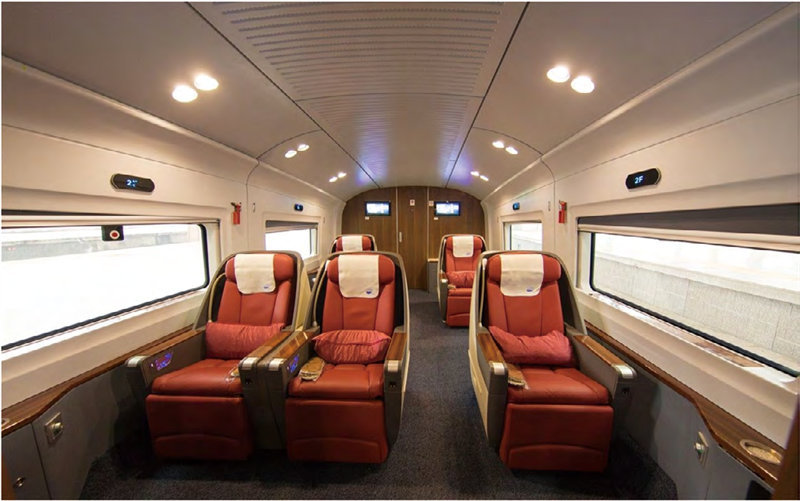 AOC力聯(lián)思阻燃樹脂在交通領域的應用案例:和諧號/復興號高鐵商務座椅